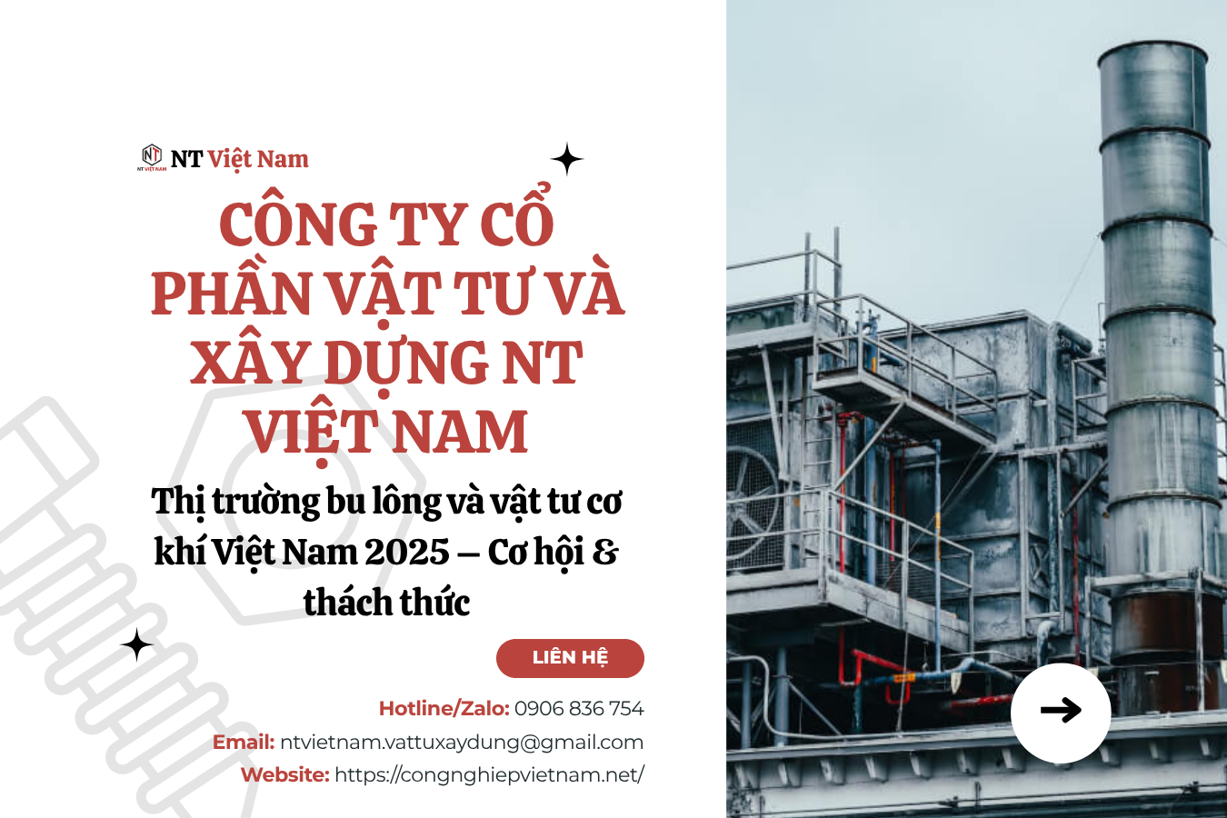 Thị trường bu lông và vật tư cơ khí Việt Nam 2025 – Cơ hội & thách thức (1)